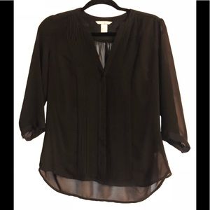 H&M black blouse